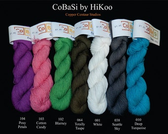 CoBaSi Sock Yarn: Solids, HiKoo