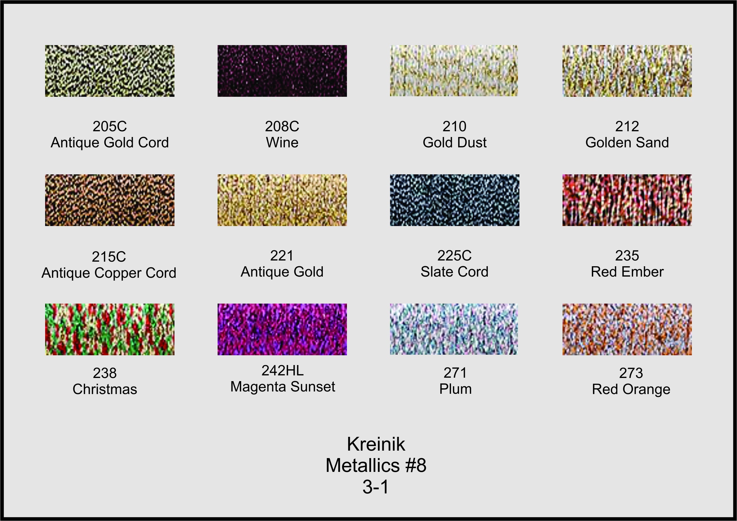 Kreinik Fine Metallic Braid #8 11yd-turquoise