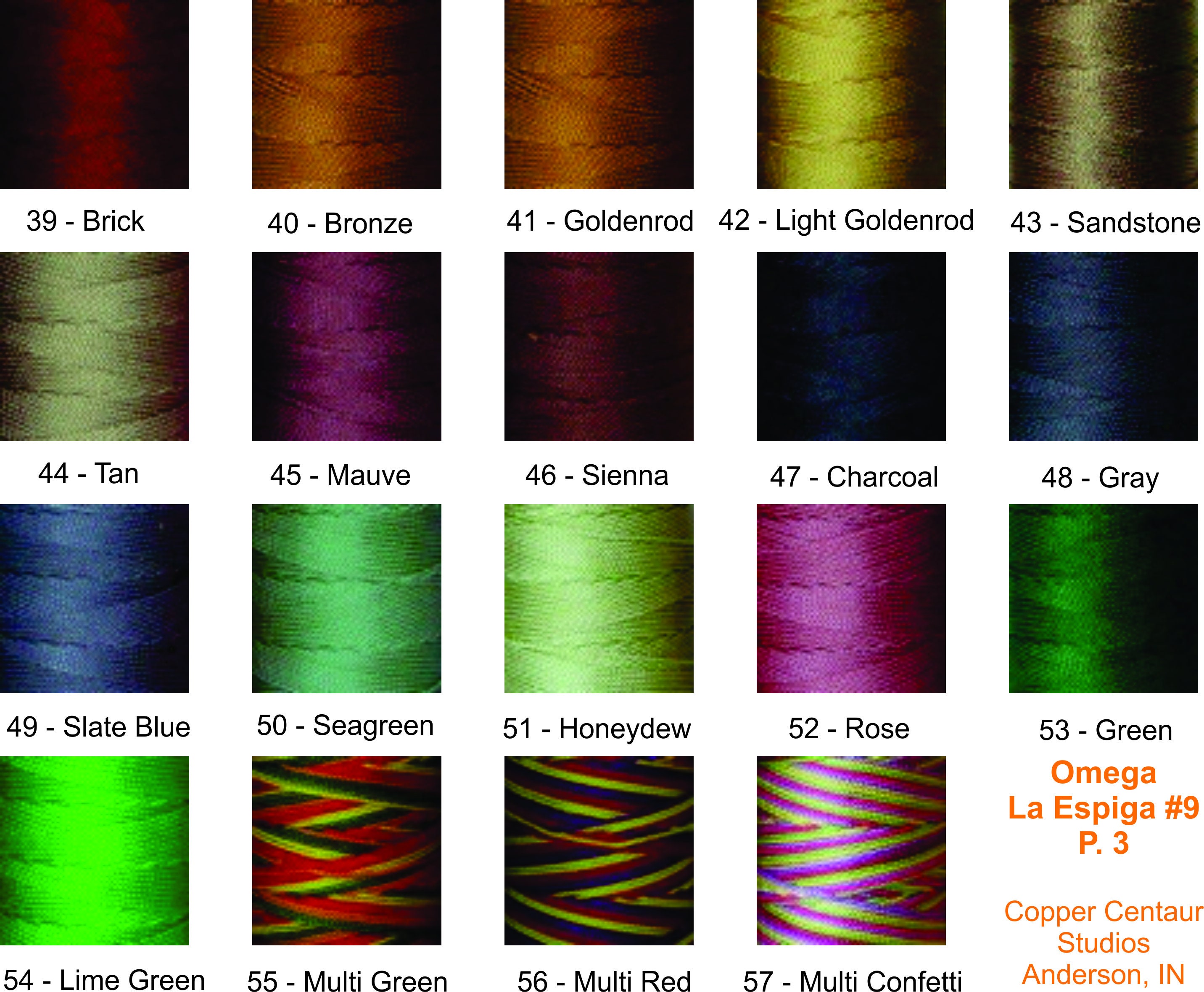 La Espiga #9, 26, Mat MultiColor, Variegated Multicolor