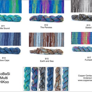 CoBaSi Sock Yarn: Multi, HiKoo