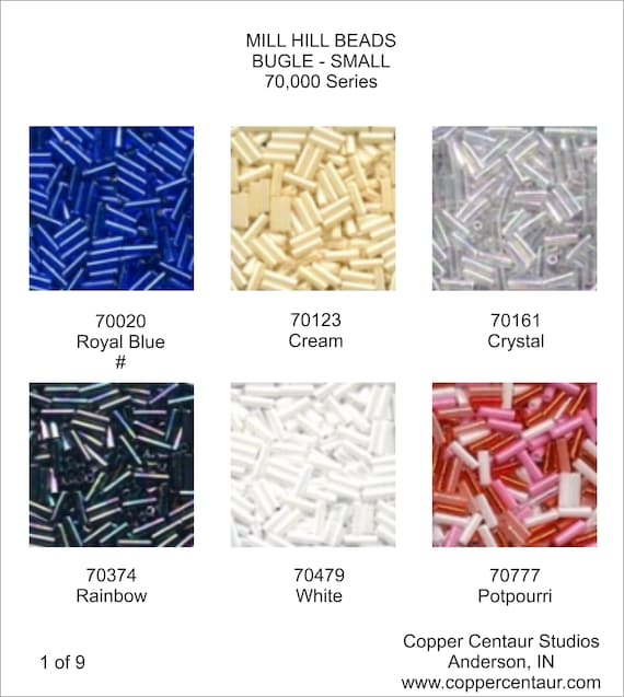 Choice Mill Hill Small Bugle Beads