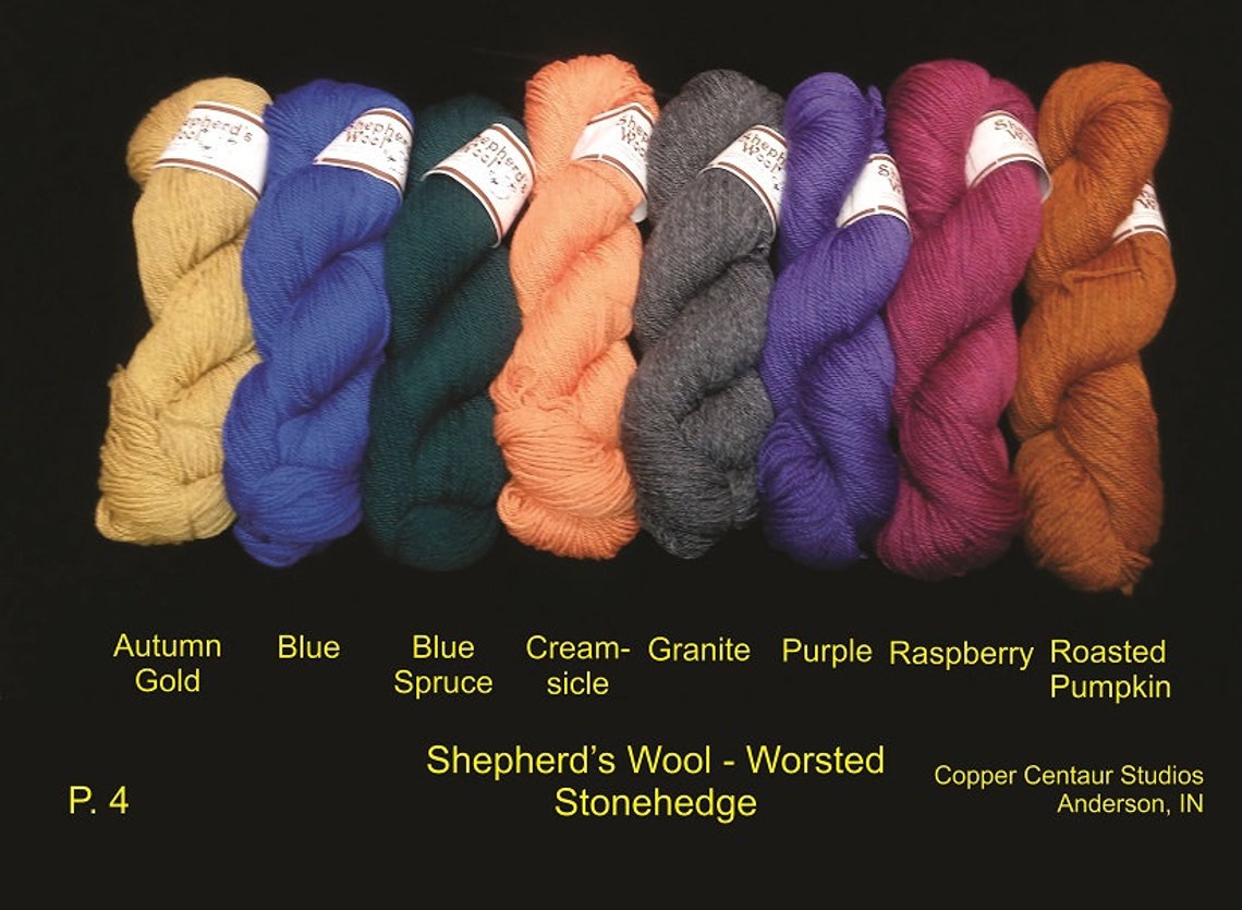 Shepherd's Wool Worsted Merino Stonehedge Fiber Mill Etsy