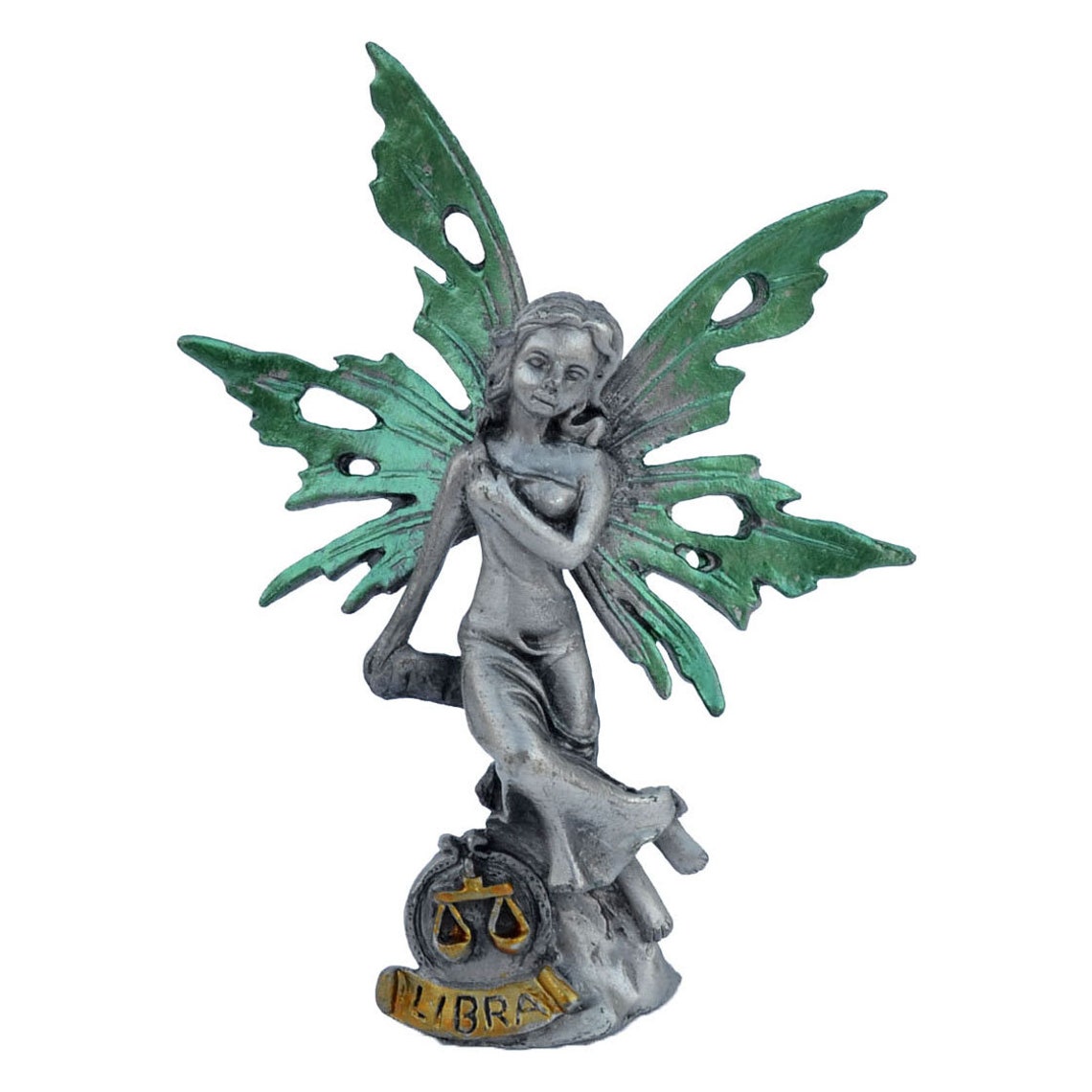 Pewter Fairy Figurine For Birthday Fairy Garden Libra Zodiac Etsy