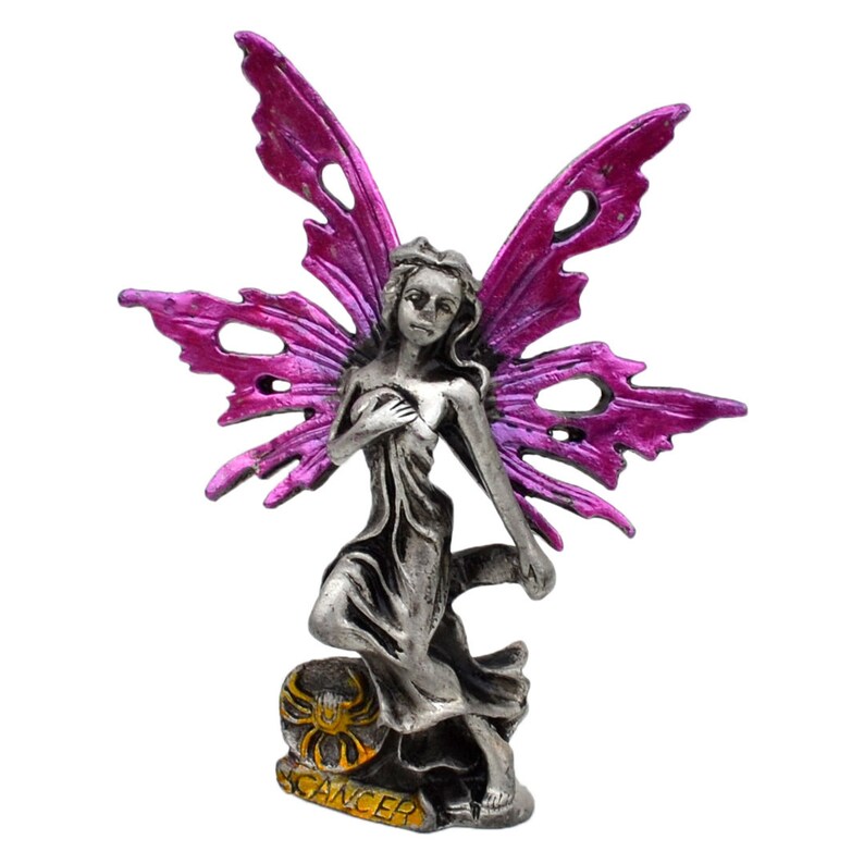 Pewter Fairy Figurine for Birthday Fairy Garden Cancer Etsy