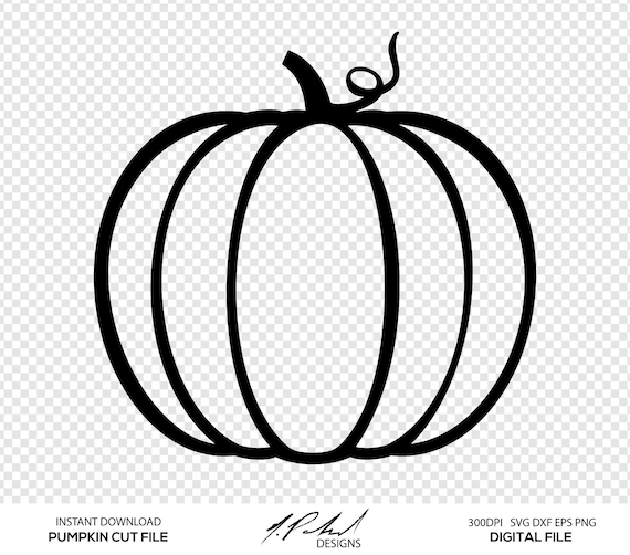 Download Pumpkin Cut File - Digital Files - Pumpkin SVG - Pumpkin DXF - Pumpkin PNG - Vector - Pumpkin ...