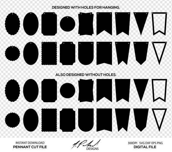 Pennant Digital Cut Files Digital Files Pennant Svg Pennant Dxf Pennant Eps Pennant Png Banner Svg Tag Svg Badge Svg Vector By Npolanddesigns Catch My Party