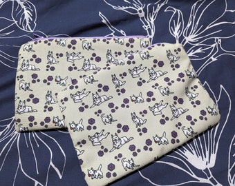 White dog pouch