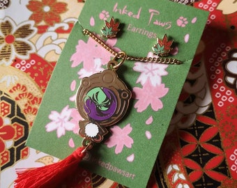 Autumn Whirlwind Earring and Necklace set