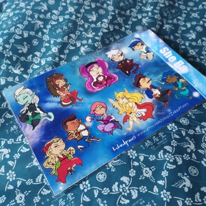 Power Princesses Sticker sheet