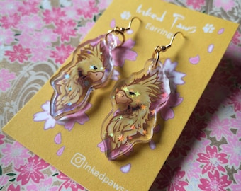 Chocobo earrings