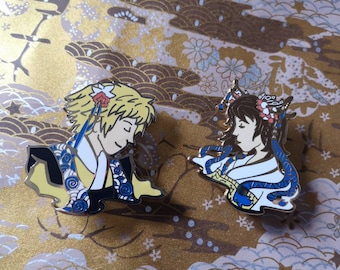 Tidus and Yuna Enamel Pin