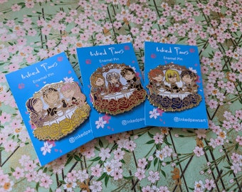Tea time with the Houses Enamel Pin