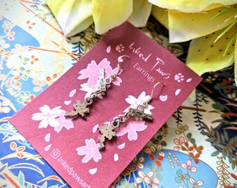 Cerberus Gun Earrings