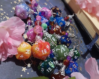 Dnd D20 earrings