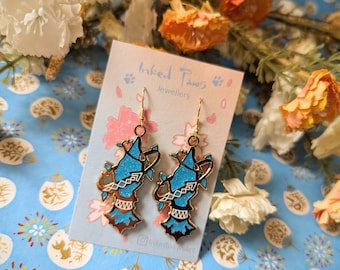 Aetheryte Enamel Earrings