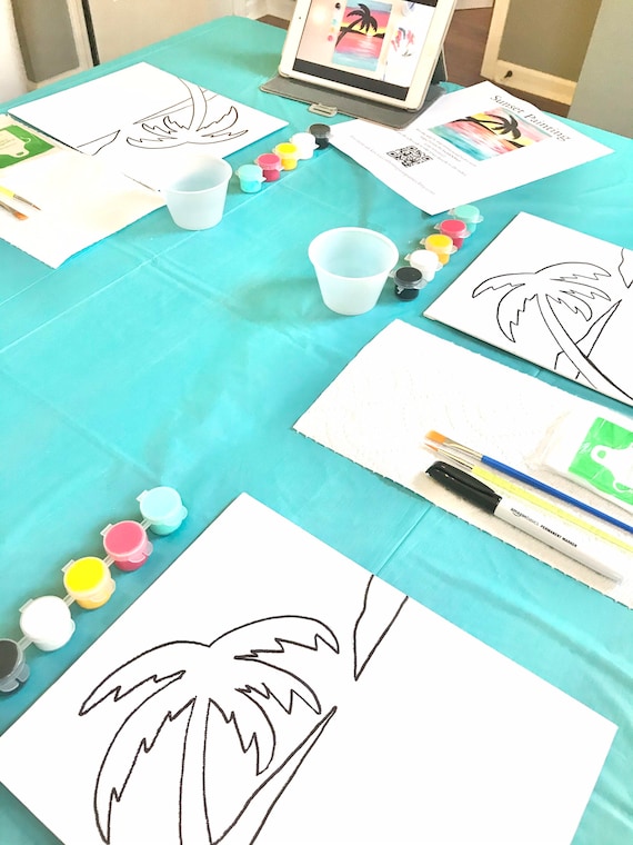Kids Canvas Art DIY - all crafty things
