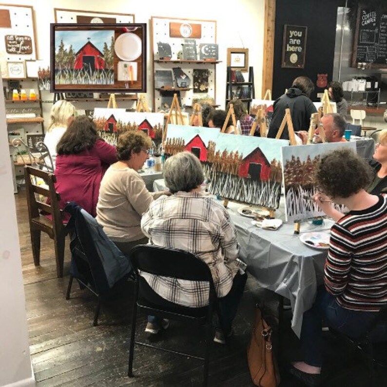 Throw A Paint Party Kit Host A Diy Paint Party At Home Sip & 7C3