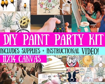 How to Host a Do It Yourself Paint and Sip at Home! Portfolio Picture  Framers