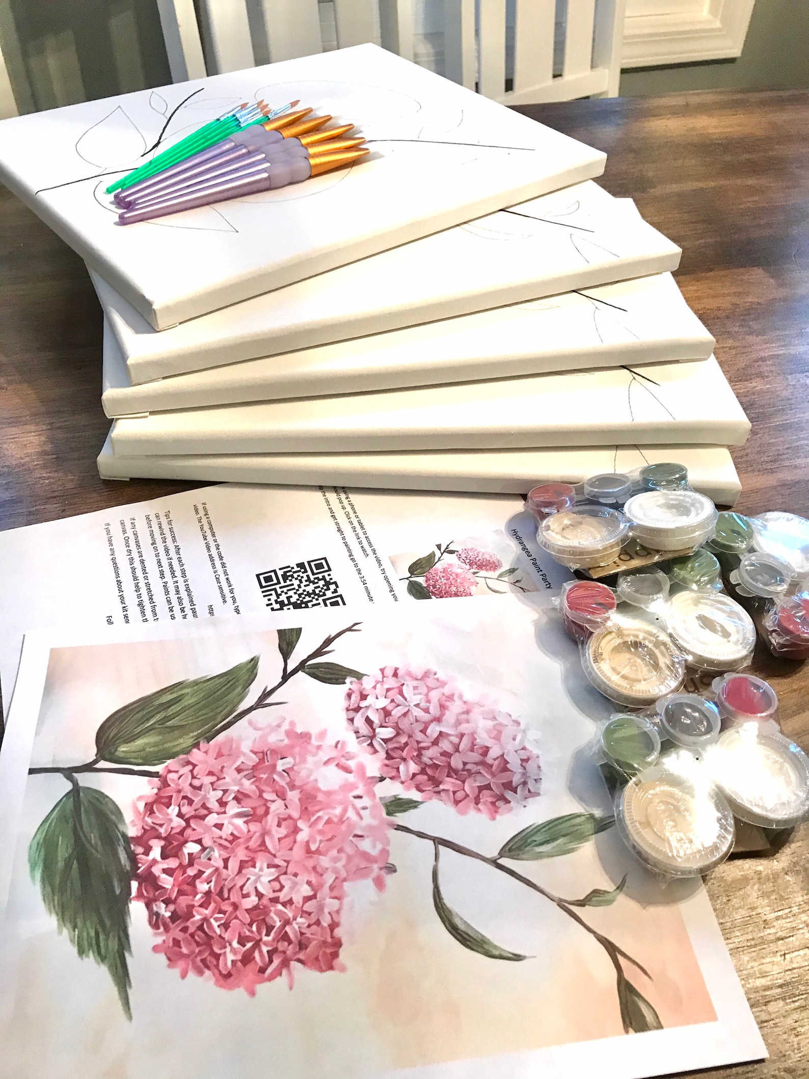 Paint Party Kit Host a DIY paint party at Home Sip & paint Etsy