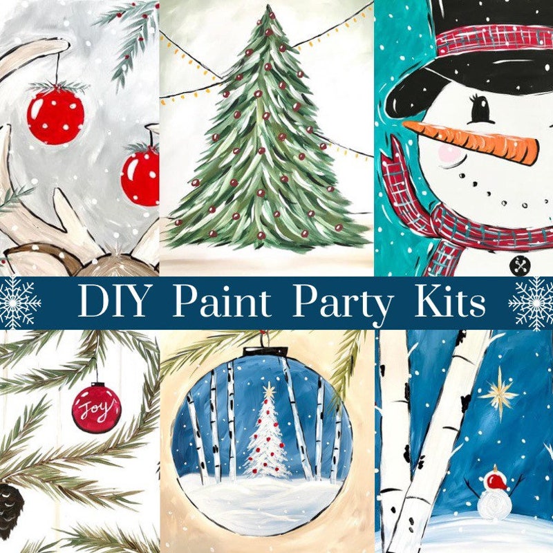 Easy Holiday Canvas Kit - Etsy