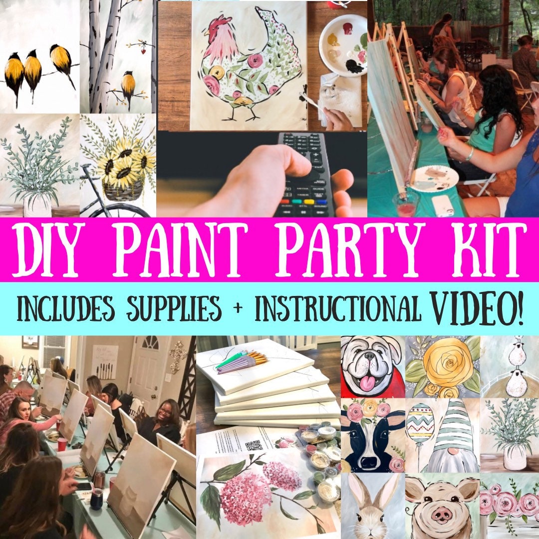 Diy Paint And Sip Party : Sip And Paint Decor Ideas Novocom Top