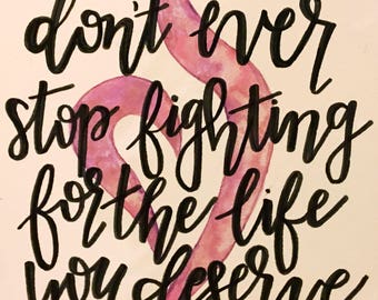 Eating Disorder Recovery Print