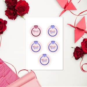 Bridal Party Stickers