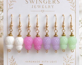 Secret Swinger symbol Upside down pineapple earrings Swingers Lifestyle Community Gift