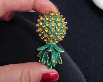 Large Upside down pineapple pin Swinger adult party brooch Hot wife gift girlfriend birthday valentines