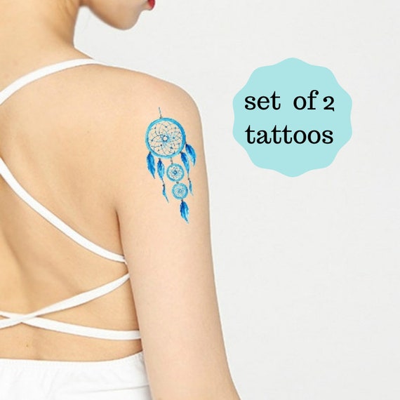 Buy Dream Catcher Tattoo Festival Temporary Tattoo Set of 2 Body Online in India - Etsy Buy Dream Catcher Tattoo Festival Temporary Tattoo Set of 2 Body Online in India - Etsy