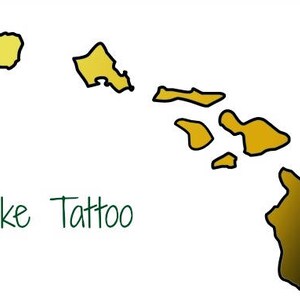 Love Island Gift Temporary Tattoo Set of 2 Fake Tattoos Hawaii - Etsy