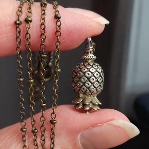Swingers jewelry Upside down pineapple Adult party Swinger symbol pineapple necklace Custom size  Silver tone pineapple pendant necklace