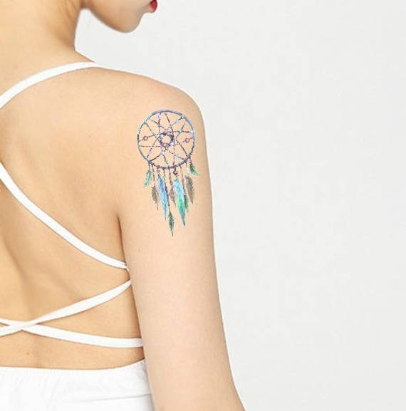 Bridesmaid Tattoo Dream Catcher Feather Temporary Tattoo - Etsy Bridesmaid Tattoo Dream Catcher Feather Temporary Tattoo - Etsy
