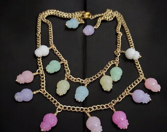 Swingers summer Tutti Frutti necklace Upside down pineapple Shared wife girlfriend Party Vacation Birthday gift for her