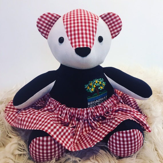 school uniform keepsake bear
