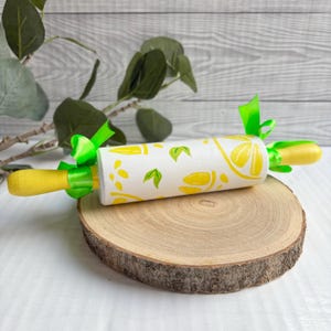 Wooden Rolling Pin, Decorative Rolling Pin, Tiered tray décor, Wooden Kitchen Decor