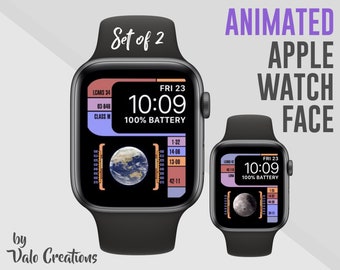 ANIMATED Sci-fi Inspired Apple Watch Face by Valo Creations | Perfect for Trekkies <3