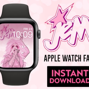 Jem Apple Watch Face Wallpapers / Un quadrante per tutti coloro che amano i cartoni animati degli anni '80 / Jem e gli ologrammi