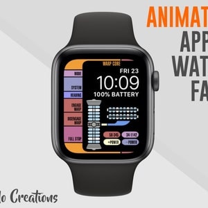 ANIMATED Sci-fi Inspired Apple Watch Face by Valo Creations | Perfect for Trekkies the World Over!