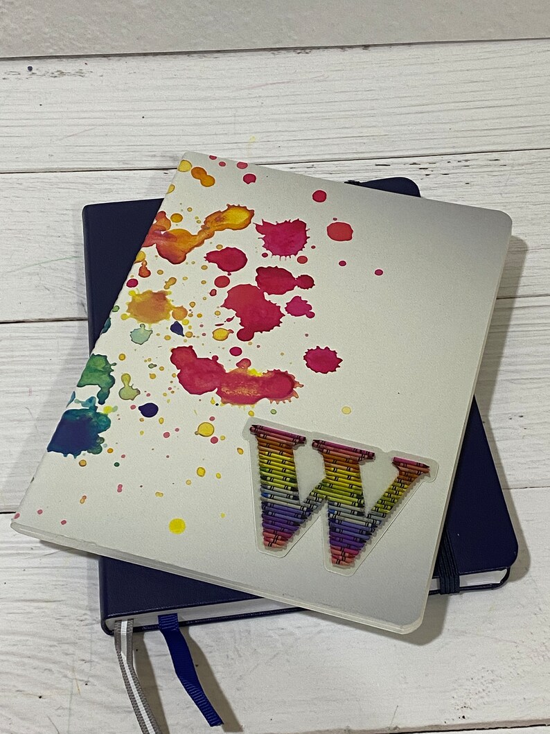 W Letter Sticker Letter W Alphabet Letter Vinyl Decal / Cute Sticker / Crayon - Etsy