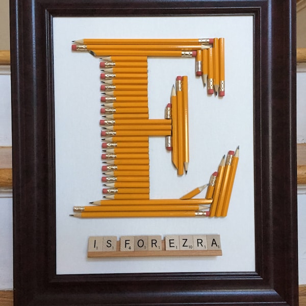 Custom Letter Art - Etsy