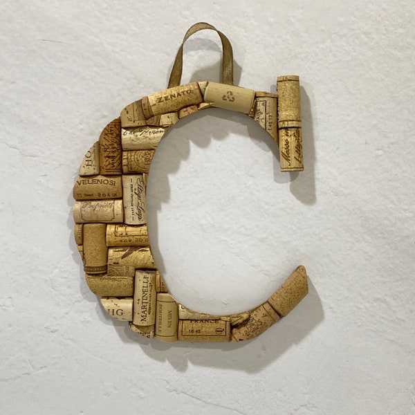 Cork Letter Etsy