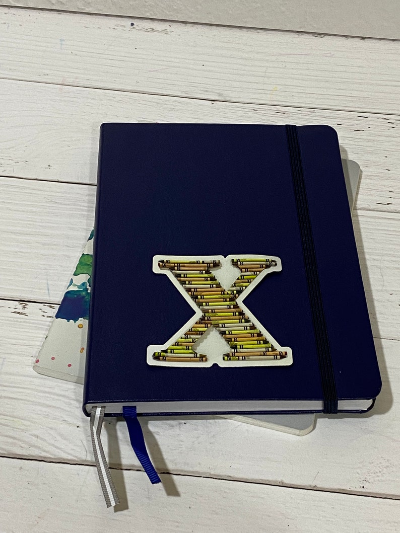 X Sticker Designs Letter X Alphabet Letter Vinyl Decal / Cute Sticker / Crayon - Etsy