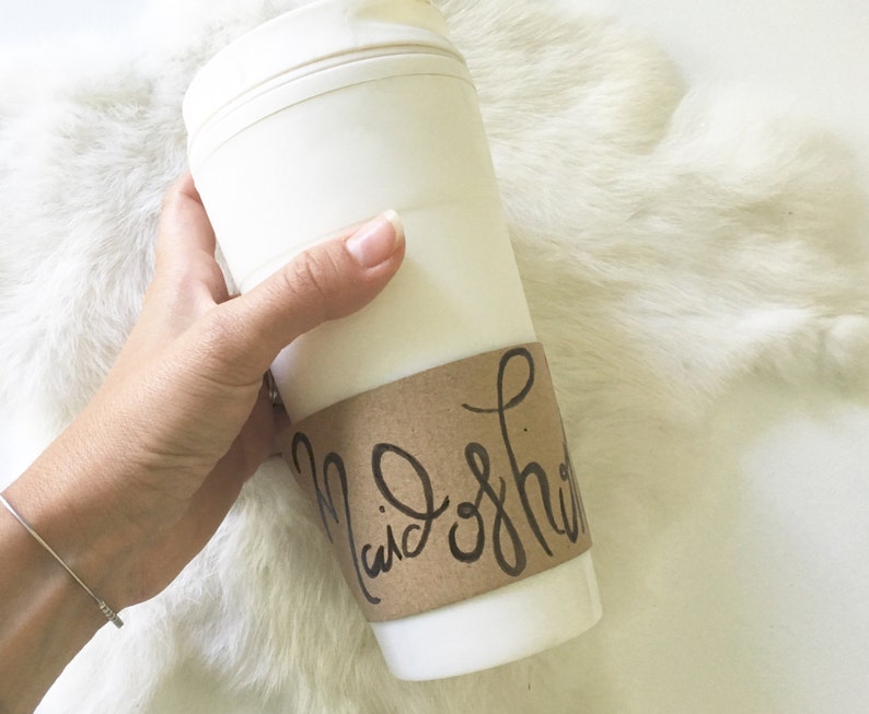 Coffee Sleeves for Your Bridal Party Etsy