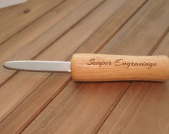 Personalized Oyster Knife, Oyster Shucker, Custom Engraving