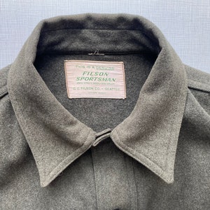 Vintage Filson Hunting Jacket Circa the 's   Etsy