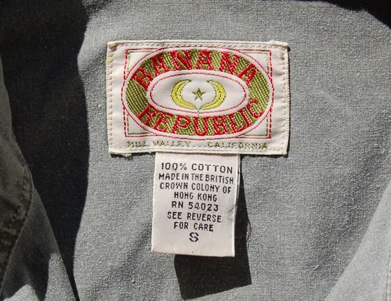 Vintage Banana Republic Snap Front circa the 80's