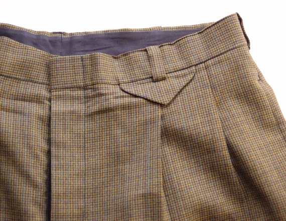 Vintage Plaid Trousers circa the 60's