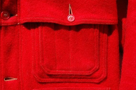 Vintage White Stag Winter Coat circa the 50's