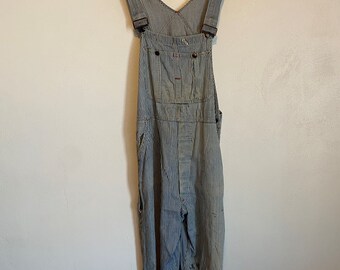 Vintage Pay Day Hickory Stripe Overalls Circa the 50's - Etsy